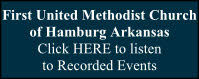 Hamburg Firsr United Methodist Church - Listen to recorded church events